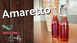 How to make homemade amaretto liqueur 🥃 fast and easy [upl. by Rimhsak]