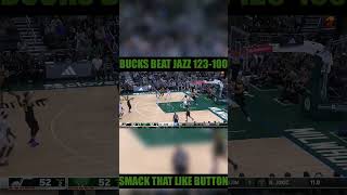 Milwaukee Bucks vs Utah Jazz Plays nba sports [upl. by Aisilef]