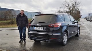 2019 Ford SMax Vignale  Review Fahrbericht Test [upl. by Aekan284]