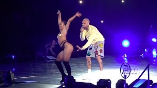 Chris Brown performs quotPrivacyquot live Party Tour 2017 [upl. by Aalst89]