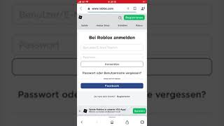 Passwort ändern roblox acc [upl. by Gnuj]