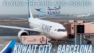 Kuwait Airways A330800  Flying the rare A330 NEO  Kuwait to Barcelona  Trip Report [upl. by Gamber]