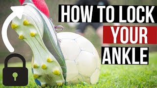 How To Lock Your Ankle In Football [upl. by Risa]