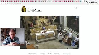 Daily Latin Mass FSSP LIVE  Breviary amp Missal [upl. by Annyl]