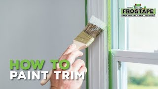 How to Paint Trim [upl. by Eyllom518]