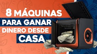 🤑 TOP 8 Máquinas para GANAR DINERO Desde Casa FÁCIL 💸 [upl. by Hephzibah733]