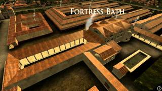 Animation of ancient Roman Fort in Caerleon Wales [upl. by Elodie]