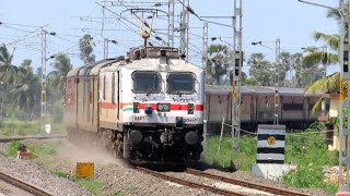 Mumbai LTT  Visakhapatnam Express 5Hours Late Running with WAP7Bhimavaram Tanuku LHB Train LateRun [upl. by Else]