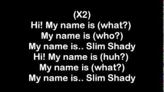 Eminem  My Name Is HQ Lyrics [upl. by Aicilanna871]