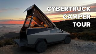 Cybertruck Prototype Camper Tour [upl. by Michail]