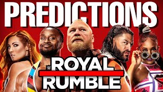 🔴 WWE Royal Rumble 2022 PREDICTIONS Full Show Preview [upl. by Matlick]