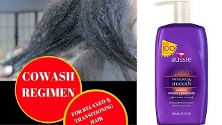 70 How to CoWash Relaxed and Transitioning to Natural Hair [upl. by Ahsekim]