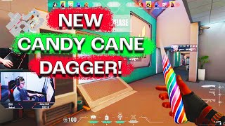 HOW TO GET THE NEW CANDYCANE DAGGER IN VALORANT  WINTER WUNDERLAND KNIFE SKIN EASTER EGG [upl. by Morez]