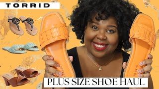 Plus Size Summer Fine Torrid Shoe Haul [upl. by Aleris229]