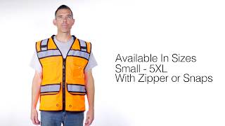 S5004 amp S5005  ML Kishigo  High Performance Surveyors Vest [upl. by Emalee]