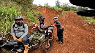 Mililani single track Beta 390 RRS Justins last ride in Hawaii part 1 [upl. by Ekenna]