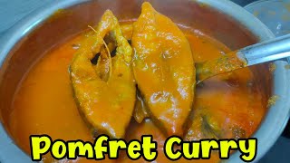 Black Pomfret Fish Curry  Paplet Curry  Goan Style Pomfret Curry [upl. by Ahseem]