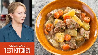 How to Make a Comforting Irish Stew with Carrots and Turnips [upl. by Meijer]