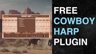 Cowboy Harp  Free Jaw Harp Plugin  VST3  AU [upl. by Pubilis]