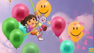 HAPPY BIRTHDAY SONGDORA THE EXPLORERSONGS FOR BABIESKIDSTODDLERSNURSERY RHYMES [upl. by Acinnad]