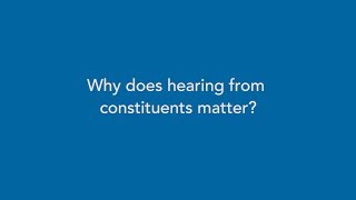 CF Foundation  Why Does Hearing from Constituents Matter [upl. by Birdie]