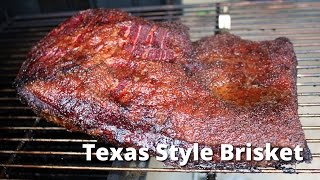 Texas Style Brisket  Smoked Brisket Recipe with Red Butcher Paper on Ole Hickory Pits Smoker [upl. by Ruthanne]