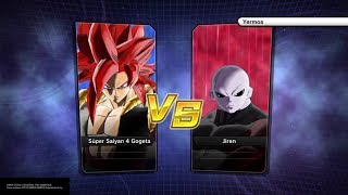 Dragon Ball Xenoverse 2 Gogeta SSJ4 vs Jiren [upl. by Pacien622]