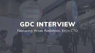 Enjin CTO Witek Radomski  Interview at GDC [upl. by Ellesij]