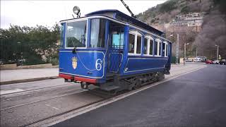 Tramvia Blau Blue tramway Barcelona Spain [upl. by Gnahc]