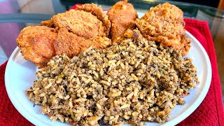 How to make Louisiana Fried Chicken and Dirty Rice from scratch [upl. by Hniht]