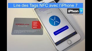 Lecture de Tag NFC avec iPhone 7 iOS 11 [upl. by Ayanej838]