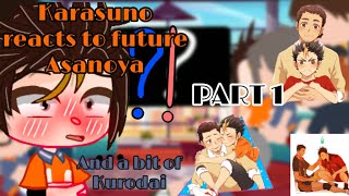 Karasuno reacts to future Asanoya and a bit of Kurodai PART 1 HaikyuAsanoyaKurodai [upl. by Becht221]