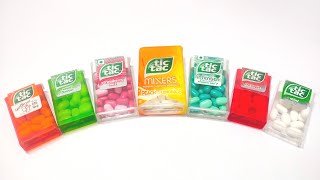 Tic Tac Candy Collections  7 New Tic Tac Flavours Unboxing Asmr [upl. by Ynaffyt]