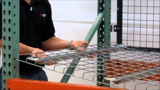 Wire Mesh Decking for Pallet Rack [upl. by Ycat]