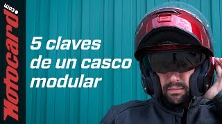 5 CLAVES DE UN CASCO MODULAR ¿Cómo elegir tu casco perfecto [upl. by Notsnarc370]