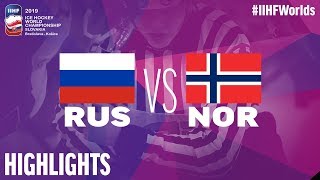 Russia vs Norway  Highlights  2019 IIHF Ice Hockey World Championship [upl. by Airom]