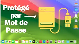 Comment protéger un disque dur externe par mot de passe sur Mac [upl. by Nauqet]