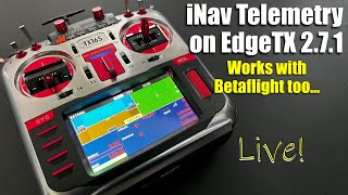 Howto Add iNav Telemetry LUA to EdgeTX 271 • Works with Betaflight Too [upl. by Nydroj]