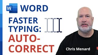 How to Type Faster with AutoCorrect in Microsoft Word  Automatic ReplaceasYouType [upl. by Mayfield256]