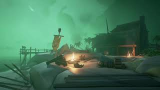 Sea of Thieves  Shrouded Islands  Golden Sands Outpost Ambience [upl. by Atsocal]