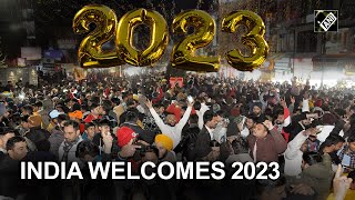 New Year 2023 Celebrations begin across India [upl. by Kinsman625]