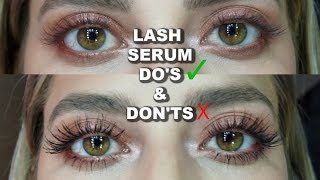 THE TRUTH ABOUT LASH SERUM AND GROWING LONG LASHES [upl. by Milo]