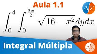 Integral Dupla Exercícios Resolvidos  Integral Múltipla  Aula 11 [upl. by Lehacim]