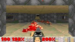 Ultimate Doom 100 Walkthrough E1M5 Phobos Lab [upl. by Araiek]