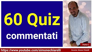 QUIZ 60 in diretta commentati da Simone Chiarelli  parte quarta 6102024 [upl. by Airamalegna]