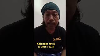 Kalender Jawa 22 Oktober 2024 primbonjawa shorts shortvideo [upl. by Melloney]