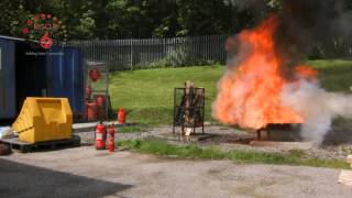 How to use a Fire Extinguisher  Workplace Safety Demonstration  Rescue 365 [upl. by Innavoij]