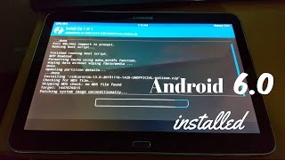 Samsung Galaxy Tab 4 101 T530 Root amp Install Android 60 Marshmallow [upl. by Eseerehc654]