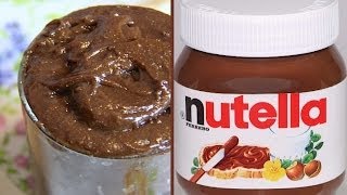 NUTELLA COME LORIGINALE  Crema spalmabile alle nocciole fatta in casa [upl. by Aimik]