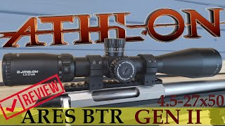 Athlon Ares BTR GEN II 4527x50 review [upl. by Gader212]